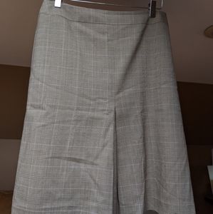 Ann Taylor pleated a-line skirt